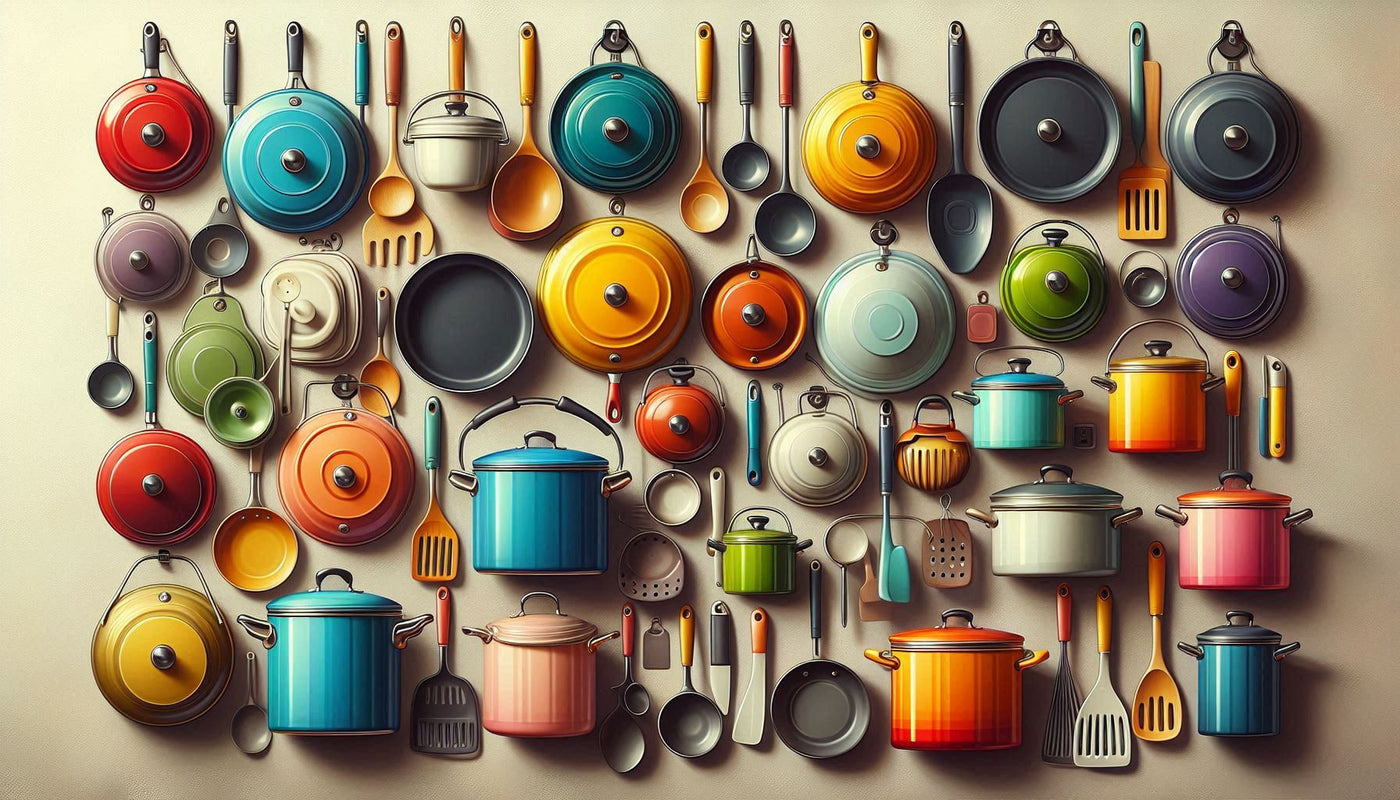 Pots - durable and versatile cookware designed for boiling, simmering, and preparing a variety of dishes with ease.