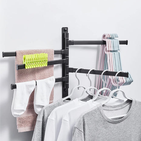 Experience flexible access to your towels from any angle with this innovative towel holder.

