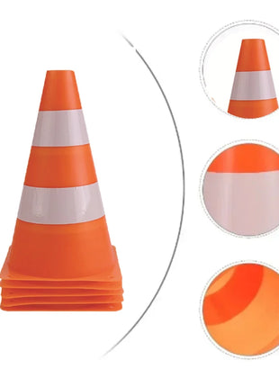 קונוס סימון 23 ס"מ – אידיאלי לאימון כדורגל ושימוש בכביש

