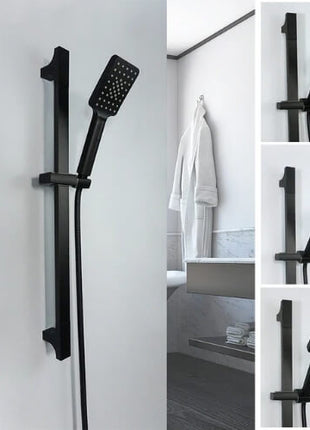 24 cm handheld showerhead with three settings for a personalized and comfortable shower.

