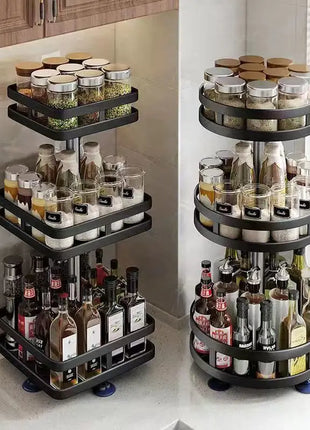 Access your favorite spices with a simple spin—perfect for busy kitchens.
