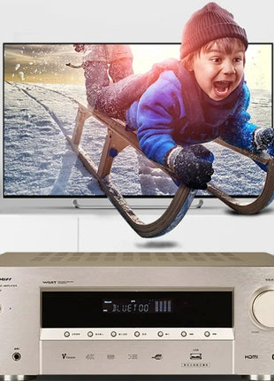 מגבר אודיו 5.1 ערוצים – תומך HDMI 4K ו-Bluetooth לאולם ביתי

