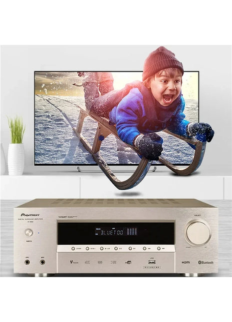 מגבר אודיו 5.1 ערוצים – תומך HDMI 4K ו-Bluetooth לאולם ביתי

