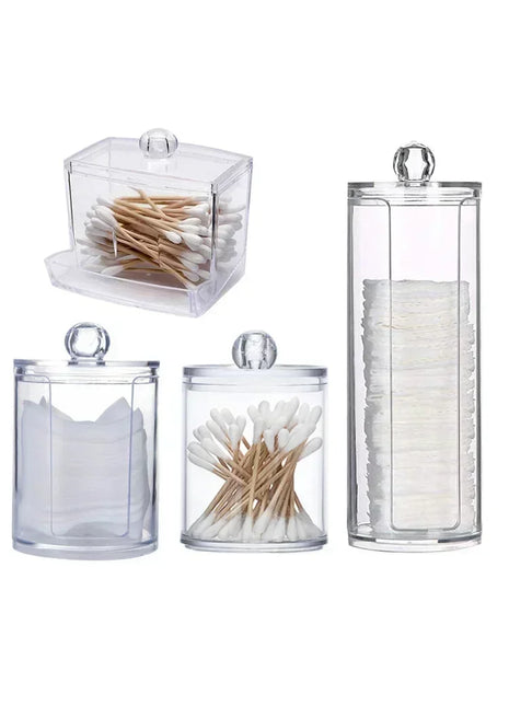 A versatile round organizer perfect for storing cosmetics, jewelry, and sundries in a stylish way.

