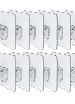 Secure your shelves and items with these high-strength adhesive support pegs. Perfect for home, office, and retail use.