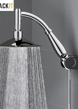 Enjoy a customizable shower experience with an adjustable shower head.


