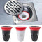 Durable silicone drain core designed to prevent odors and insects from entering your home.