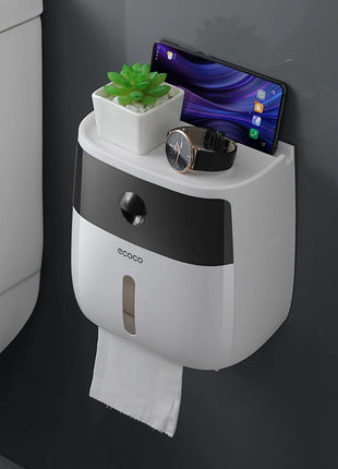 "Chic and Functional Toilet Paper Holder for Your Bathroom - Available in Multiple Colors"