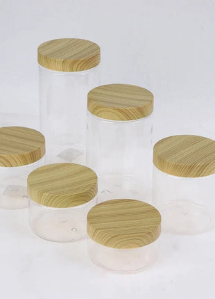The transparent glass lets you see the contents at a glance, making it easy to find what you need.


