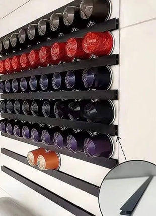 Efficiently manages your coffee capsules while saving space in your kitchen or coffee area.