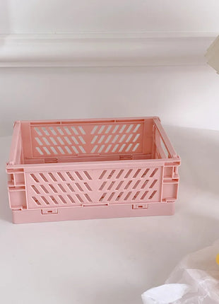 This compact plastic storage box is designed to save space and keep your items organized, available in various colors. #CompactStorage #PlasticStorage