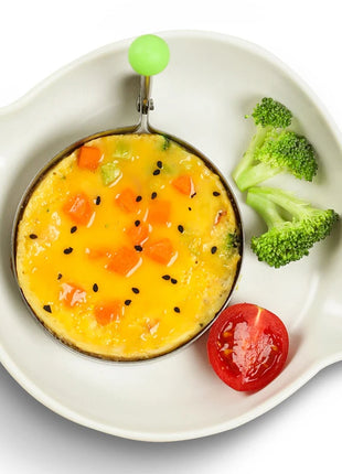 תבנית חביתה מעוצבת בצורת עיגול – עשויה מנירוסטה

