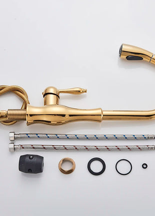 Easy-to-install, durable faucet for modern and luxurious kitchens.

