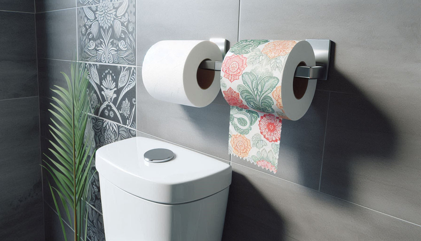 Dual toilet paper holders - convenient and space-saving holders designed to store and dispense two rolls of toilet paper simultaneously.