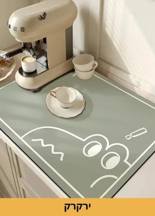  Protect your countertops from water damage with this highly durable and machine-washable drying mat. Available in various sizes to fit all your kitchen needs.