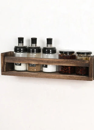 Made from high-quality wood, ensuring long-lasting use for all your spices and jars.
