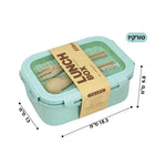 The ECO Bento Lunch Box is a practical and eco-friendly solution for storing and