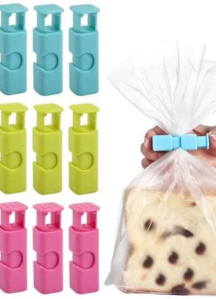 Seal food bags effortlessly with this durable, reusable clip.