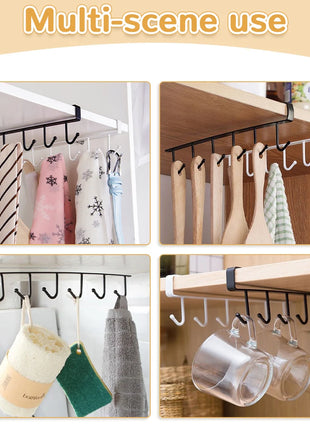 Quickly hang on any door or shelf for convenient access to your items.

