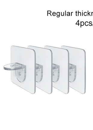  Install your shelves with ease using these sticky support pegs. Perfect for maintaining stability and support without tools.