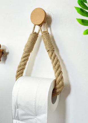 Upgrade your space with this elegant storage solution for paper towels and toilet paper.