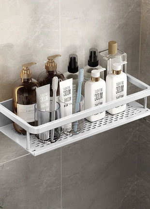 Upgrade your bathroom with this practical and stylish shelf.
