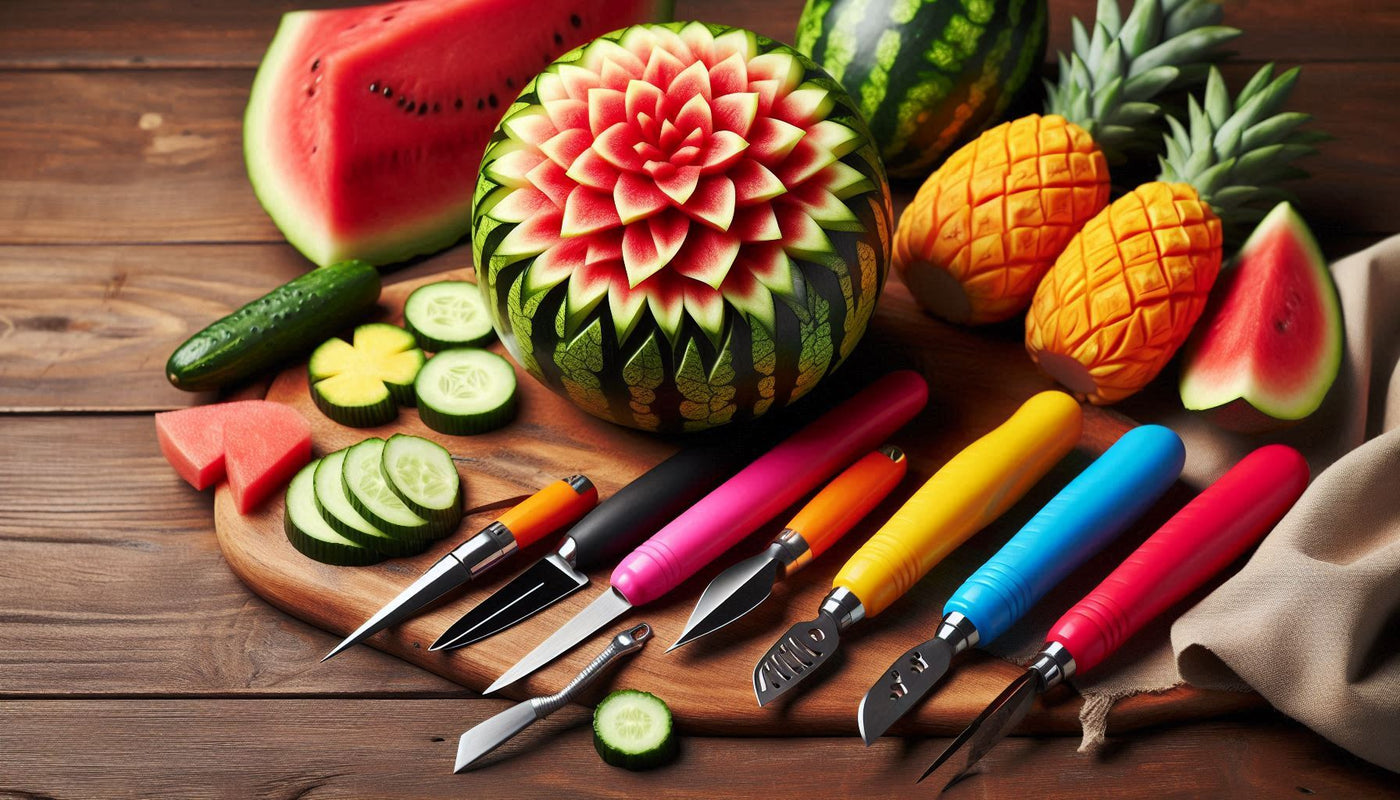 Fruit and vegetable carving tools - precision tools for creating intricate designs and beautiful presentations with fruits and vegetables.