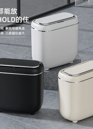 With a 14-liter capacity (12L for battery version), this trash can is perfect for everyday use in kitchens, bathrooms, and living rooms.
