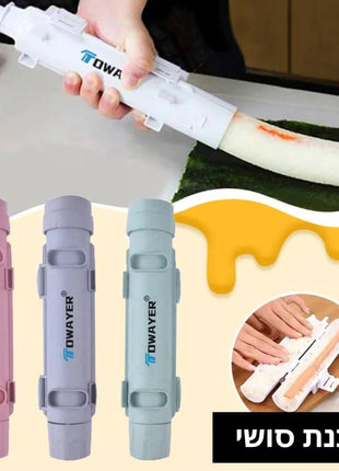 Compact design for easy sushi preparation at home. Perfect for kids and family use.