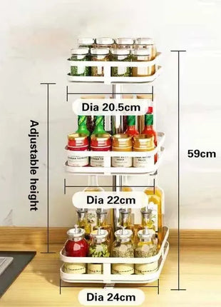 Fits perfectly on kitchen countertops, shelves, or pantries without taking up much room.
