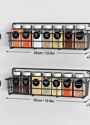 Reduce countertop clutter by utilizing wall space effectively.
