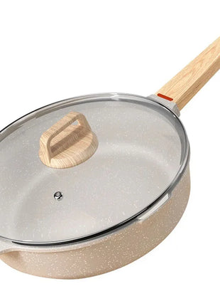 Easy to handle and clean, ideal for frying and sautéing.

