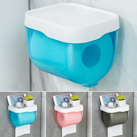 Keep your bathroom organized with this all-in-one solution featuring multiple essential functions.

