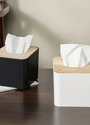 Store tissues, napkins, or paper towels with this versatile and elegant storage solution.

