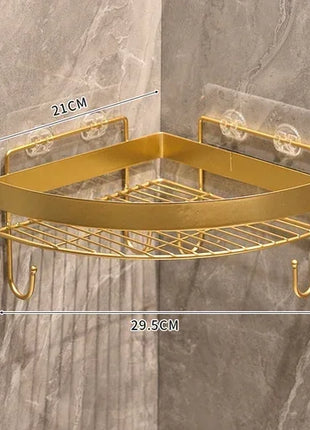 This versatile rack can be used for storing a variety of bathroom items, making it a practical addition to any space.