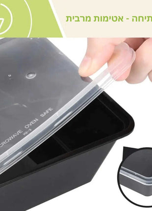 Great for storing chicken, rice, pasta, salads, and vegetables.