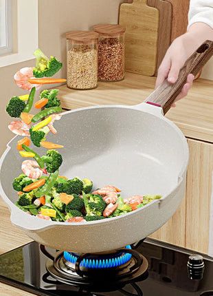 High-quality non-stick pan ideal for gas and induction cookers.

