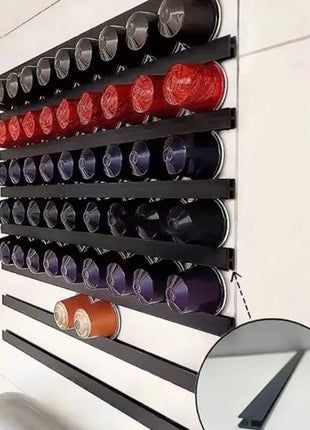 Store and access coffee capsules from various brands such as Espresso Club, Keurig, and Nespresso with ease.