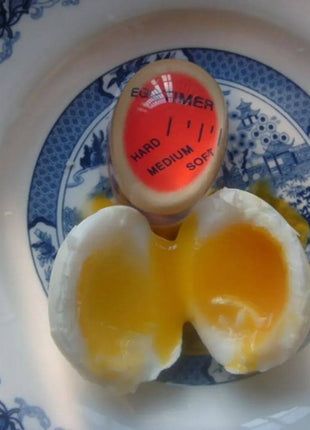  Monitor egg doneness with this heat-sensitive timer, preventing overcooking with its color-changing feature.
