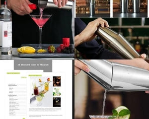 The ultimate bar set for creating professional-grade cocktails at home or at parties.

