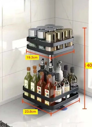 Spend less time searching for spices and more time cooking with this handy organizer.
