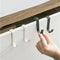 This multifunctional cabinet door hook features a sleek S-shaped design, ideal for organizing and hanging various items in your kitchen, bathroom, or office.

