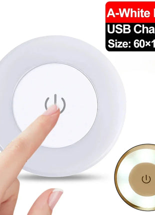 פנס LED נייד עם טעינה USB – תאורת לילה לחדר מגורים ושינה