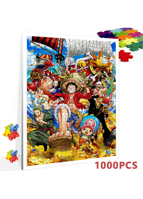 פאזל 1000/200/300/500/1500 חלקים אנימה יפנית – One Piece