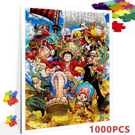 פאזל 1000/200/300/500/1500 חלקים אנימה יפנית – One Piece