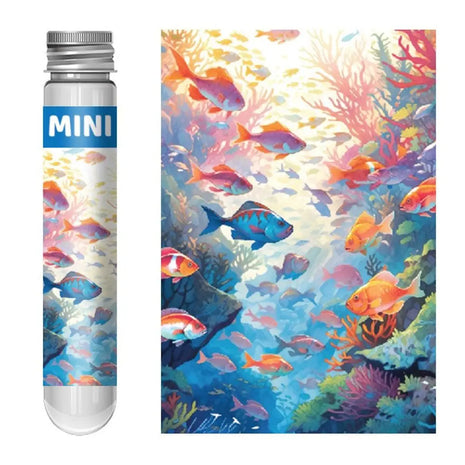 פאזל מיני 150 חלקים בצינור מבחנה – חוויית משחק מהנה לכל המשפחה