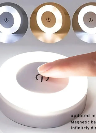 פנס LED נייד עם טעינה USB – תאורת לילה לחדר מגורים ושינה