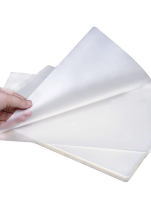 ניילוניות למינציה תרמיות – 100 יחידות A4/4R, שקופות ועמידות במים