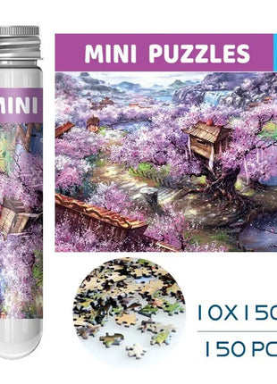 פאזל מיני 150 חלקים בצינור מבחנה – חוויית משחק מהנה לכל המשפחה