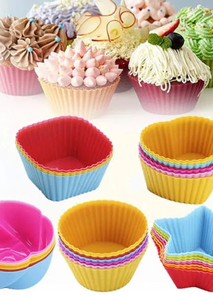Eco-friendly and reusable silicone molds, perfect for creating delicious treats.

